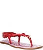 Farm Rio Lobster Sling Back Thong Sandals - Image 2