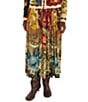 Farm Rio Lunar Boho Multicolor Printed Pull-On Midi Skirt - Image 1