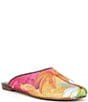 Farm Rio Raffia Icons Embroidered Flat Mules - Image 1