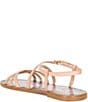 Farm Rio Spring Leather Strappy Flat Sandals - Image 4