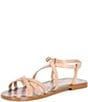 Farm Rio Spring Leather Strappy Flat Sandals - Image 5