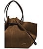 Farm Rio Suede Slouchy Drawstring Tote Bag - Image 4