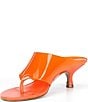 Farm Rio Thong Jelly Kitten Heel Slide Sandals - Image 4