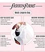 Fashion Forms Mesh Lingerie Bag, Color:White - Image 2