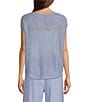 Feather Gray Boat Neck Cap Sleeve Sweater - Image 2