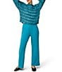 Feather Gray Soft Luxe Flat Front Wide Leg Pull-On Pants - Image 2