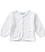 Color:White - Image 1 - Baby Boys 3-24 Months Knit Pocket Cardigan