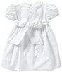 Feltman Brothers Baby Girls 12-24 Months Smocked Lace-Detailed Dress, Color:White - Image 2