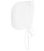 Color:White - Image 1 - Baby Girls Embroidered Bonnet