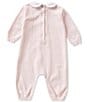 Feltman Brothers Baby Girls Knit Coverall and Hat Set, Color:Pink - Image 2