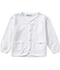 Color:White - Image 1 - Little Boys 2T-4T Knit Pocket Cardigan