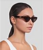 FENDI Women's FF Diamonds 57mm Cat Eye Sunglasses - Image 3
