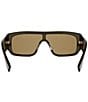 FENDI Men's Fendi Screen Rectangular Sunglasses - Image 6