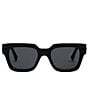 Color:Black - Image 2 - Unisex Fendigraphy 51mm Geometric Sunglasses