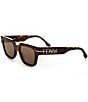FENDI Unisex Fendigraphy 51mm Geometric Sunglasses - Image 1