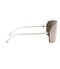 Color:Brown/Rose Gold - Image 6 - Unisex FENDI First 99mm Shield Sunglasses