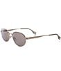 FENDI Unisex Fendi Sky 55mm Oval Mirrored Sunglasses - Image 1
