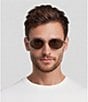 FENDI Unisex Fendi Sky 55mm Oval Mirrored Sunglasses - Image 4