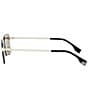 FENDI Unisex FENDI Sky 60mm Rectangle Sunglasses, Color:Shiny Light Gold/Brown - Image 2