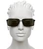 FENDI Unisex FENDI Sky 60mm Rectangle Sunglasses, Color:Slate Ruthenium/Green - Image 2