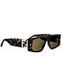 FENDI Unisex FF Squared 56mm Square Sunglasses - Image 2