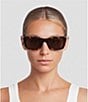 FENDI Unisex Lettering 53mm Geometric Sunglasses - Image 2
