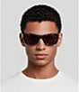 FENDI Unisex Lettering 53mm Geometric Sunglasses - Image 4