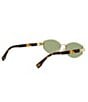 FENDI Women's Baguette 56mm Retro Oval Sunglasses - Image 4
