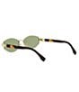 FENDI Women's Baguette 56mm Retro Oval Sunglasses - Image 6