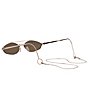 Color:Endura Gold - Image 5 - Women's Baguette 57mm Oval Sunglasses