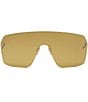 Color:Gold - Image 2 - Women's Fendi First Shield Rectangle Sunglasses