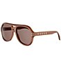 FENDI Women's Fendi Five Sisters 56mm Pantos Aviator Sunglasses - Image 1