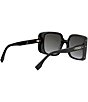 FENDI Women's Fendi Frame 55mm Square Sunglasses - Image 5