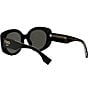 Color:Shiny Black - Image 4 - Women's FENDI Roma 51mm Round Sunglasses