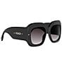 FENDI Women's Fendi Screen 55mm Square Sunglasses - Image 3