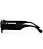 FENDI Women's Fendigraphy 52mm Geometric Rectangular Sunglasses, Color:Black - Image 4