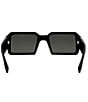 Color:Black - Image 2 - Women's Fendigraphy 52mm Geometric Sunglasses