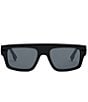 Color:Black - Image 2 - Women's Fendigraphy 54mm Geometric Sunglasses