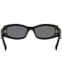 FENDI Women's FF 54mm Rectangle Sunglasses - Image 4