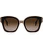 Color:Shiny Taupe/Havana F - Image 2 - Women's First 63mm Square Sunglasses