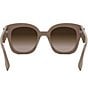 Color:Shiny Taupe/Havana F - Image 5 - Women's First 63mm Square Sunglasses