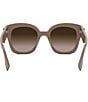FENDI Women's First 63mm Square Sunglasses, Color:Shiny Taupe/Havana F - Image 5