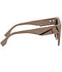 Color:Shiny Taupe/Havana F - Image 6 - Women's First 63mm Square Sunglasses