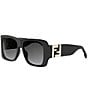 FENDI Women's Forever Fendi 55mm Square Sunglasses - Image 1