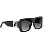 FENDI Women's Forever Fendi 55mm Square Sunglasses - Image 3