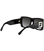 FENDI Women's Forever Fendi 55mm Square Sunglasses - Image 5