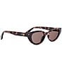FENDI Women's Lettering 51mm Oval Sunglasses - Image 3