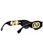 Color:Black - Image 3 - Women's O'Lock 54mm Cat Eye Sunglasses