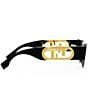 Color:Black - Image 4 - Women's O'Lock 54mm Cat Eye Sunglasses