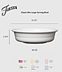 Fiesta 1.25-qt. Serving Bowl, Color:Sky - Image 2
